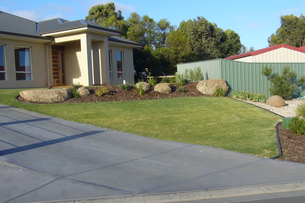 Completed Brook Turf instant lawn project