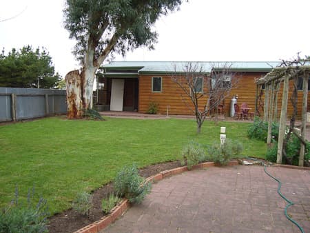 Completed residential instant lawn installation