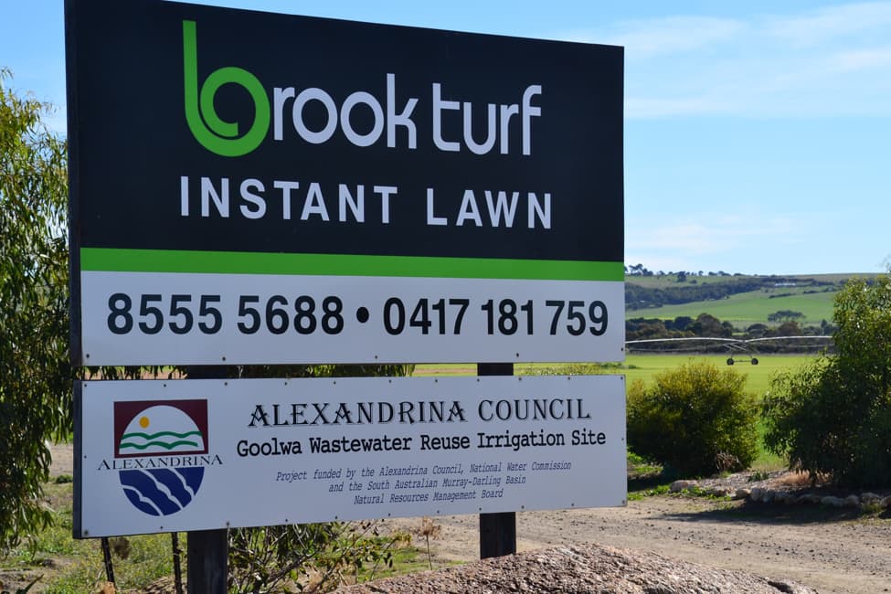 Brook Turf lawn farm on the Fleurieu Peninsula